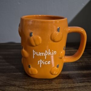 Rae Dunn Pumpkin Spice Orange Mug